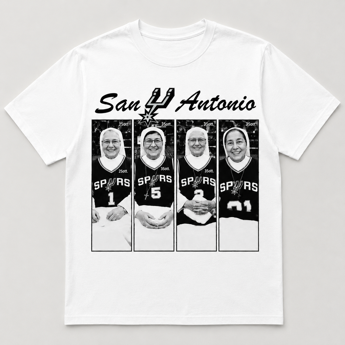 Holy Hoops San Antonio Shirt | Funny Basketball Nuns Graphic Tee | Spurs Fan Gift