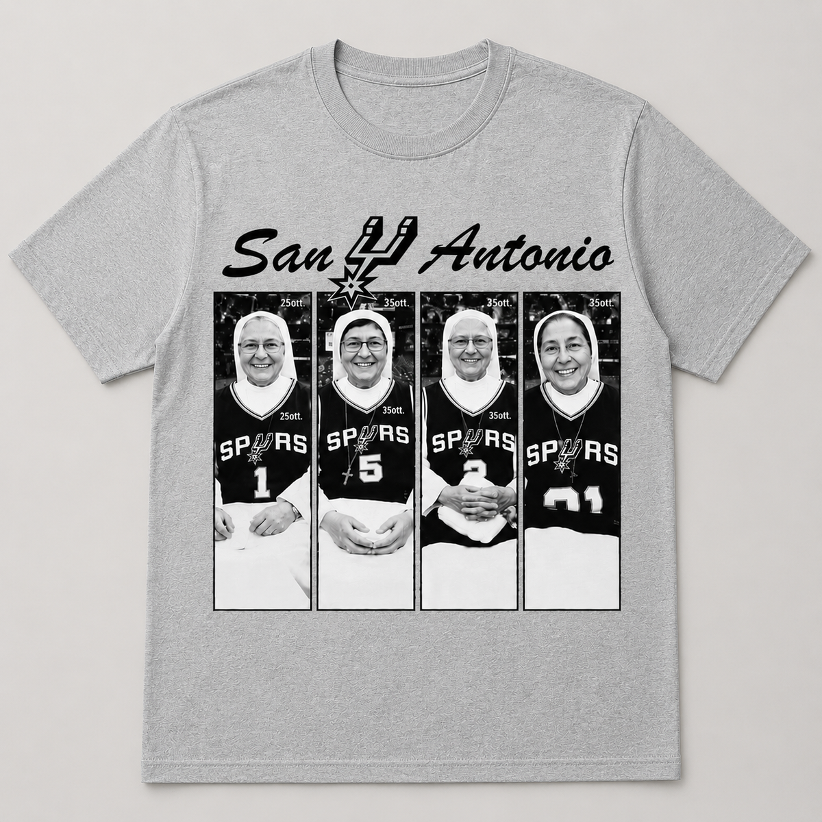 Holy Hoops San Antonio Shirt | Funny Basketball Nuns Graphic Tee | Spurs Fan Gift